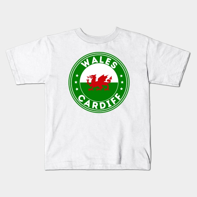 Cardiff Kids T-Shirt by footballomatic